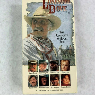 Vintage Classic Lonesome Dove 1998 VHS Video Tape Tommy Lee Jones Western