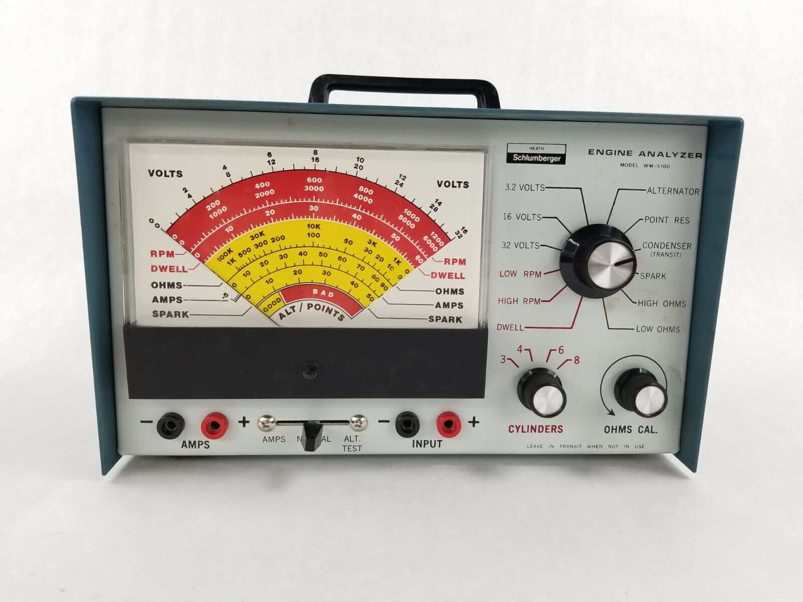 Heath Schlumberger Engine Analyzer Model WM-5100