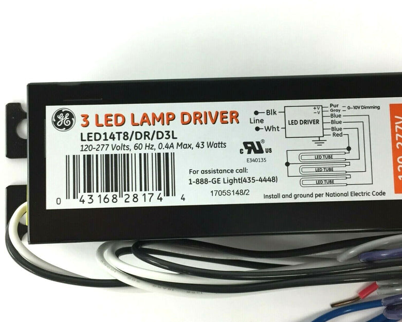 Lot of (2) GE 28174 GE LED14T8/DR/D3L