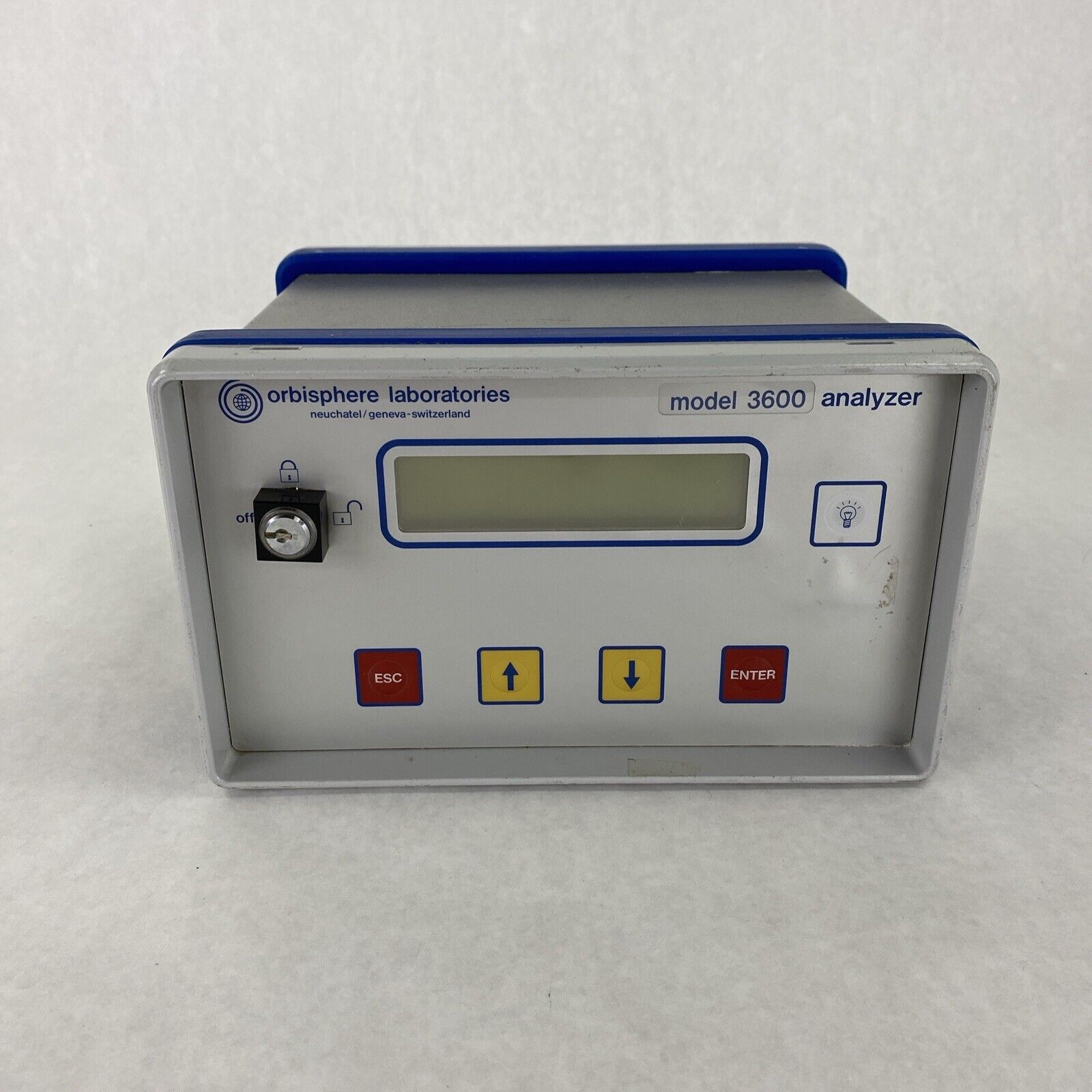 Orbisphere Laboratories Model 3600 Analyzer - Broken Key