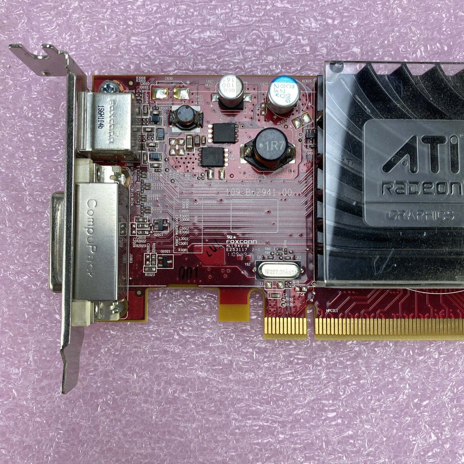 Lot of 5 ATI 109-B62491-00 Radeon HD 3450 256MB DMS-59 S-Video PCIe GPU 0Y103D