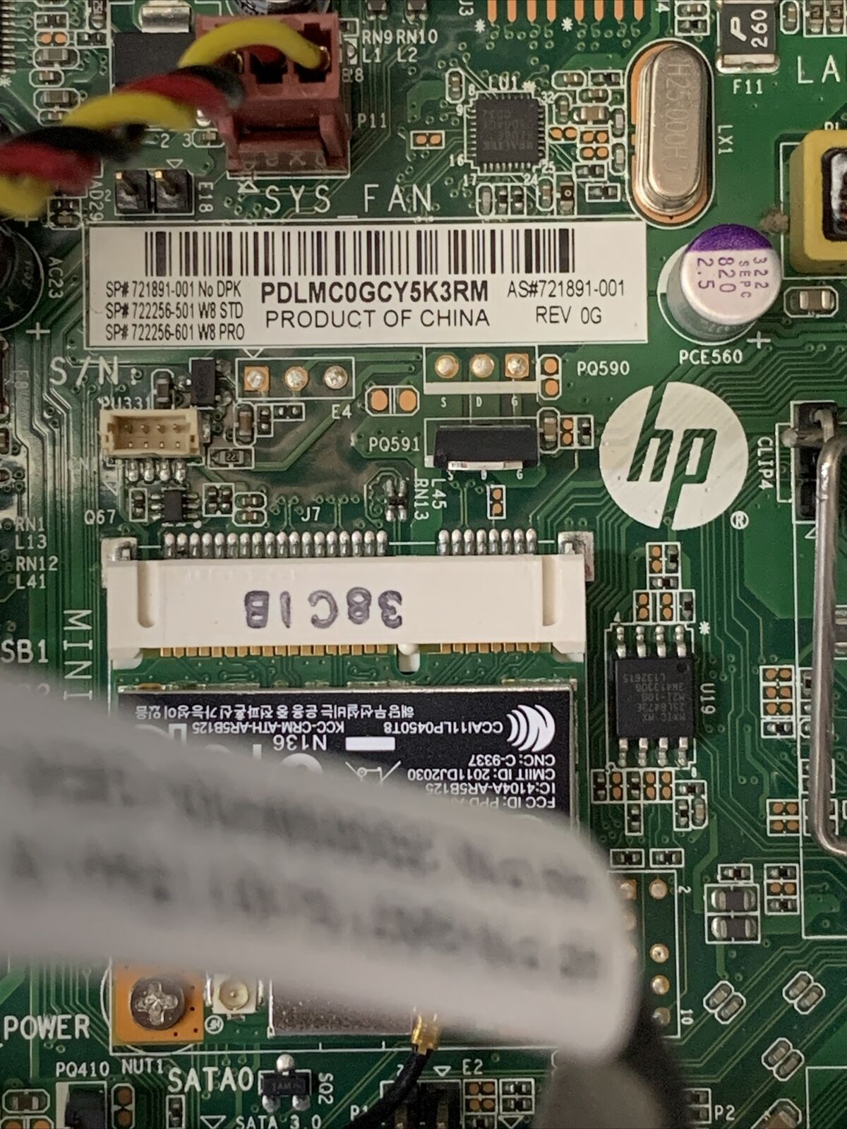 HP Pavilion 500 MT AMD A6-5200 2GHz 8GB RAM No HDD No OS