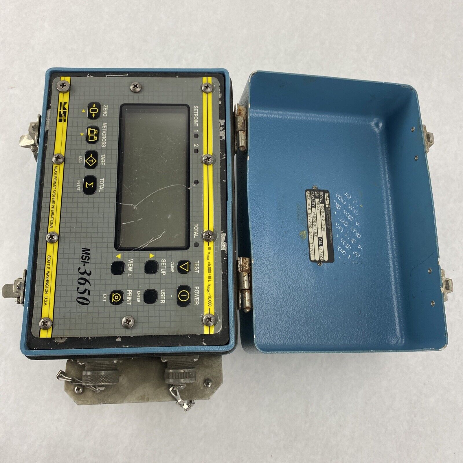 Measurement Systems International MSI-3650 Digital Weight Indicator D00802-100