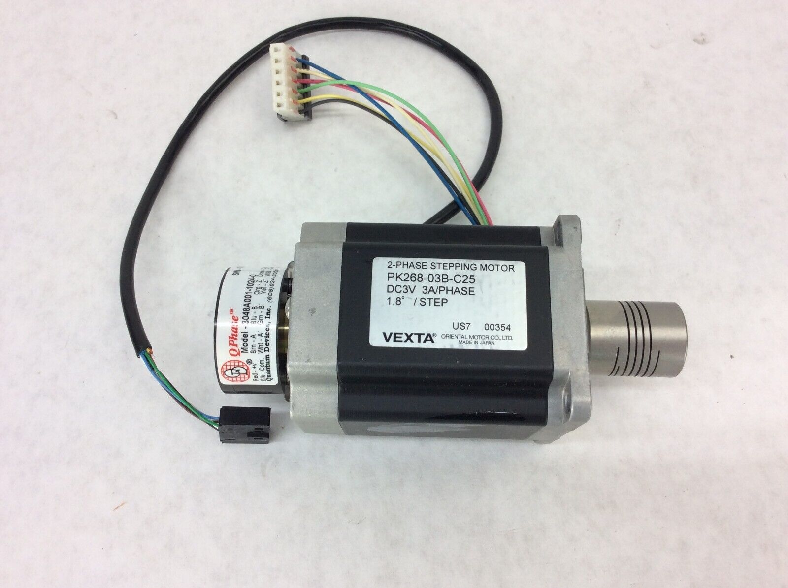 Oriental Vexta PK268-03B-C25 1.8° Step Motor 3V 3048A001-1024-0