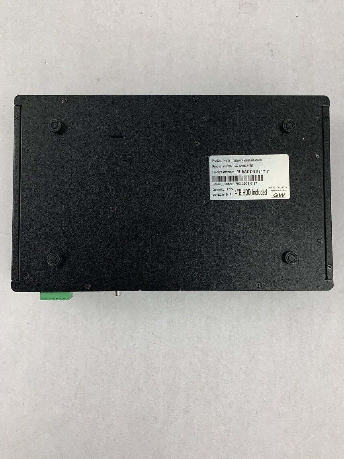 GW Network Video Security Recorder GW-NVR3216E  8 Channel  No HDD