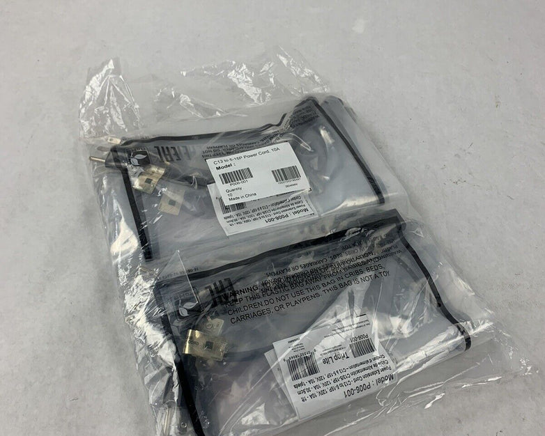 OEM LOT OF 10 NEW Tripp Lite P006-001 1' Power Extension Cord Cable