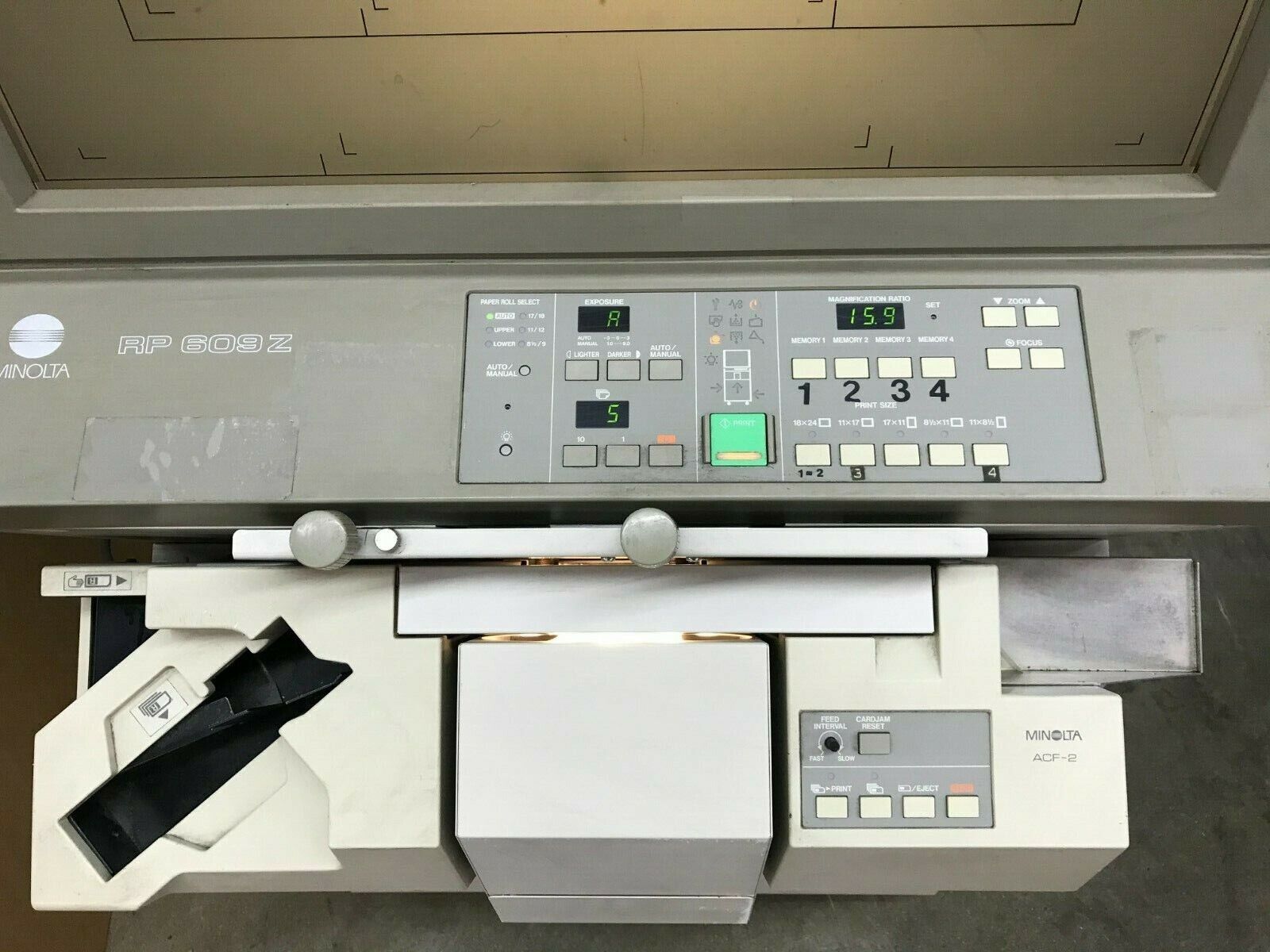 Minolta RP609Z 609Z Engineering Microform Reader Printer