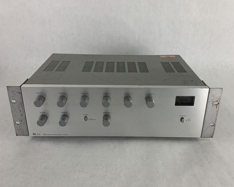 TOA A-912A 900 Series Mixer/Amplifier Missing Modular Cards Tested