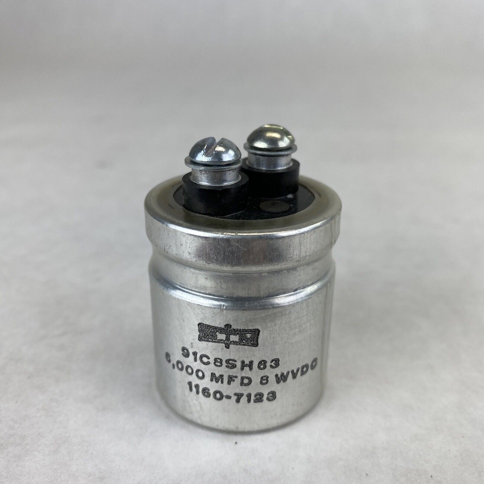 STM 1160-7123 Aluminum Capacitor 6000MFD 8VDC
