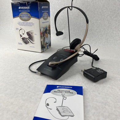 Plantronics S11 System Over Head Telephone Headset w/Noise Canceling Microphone