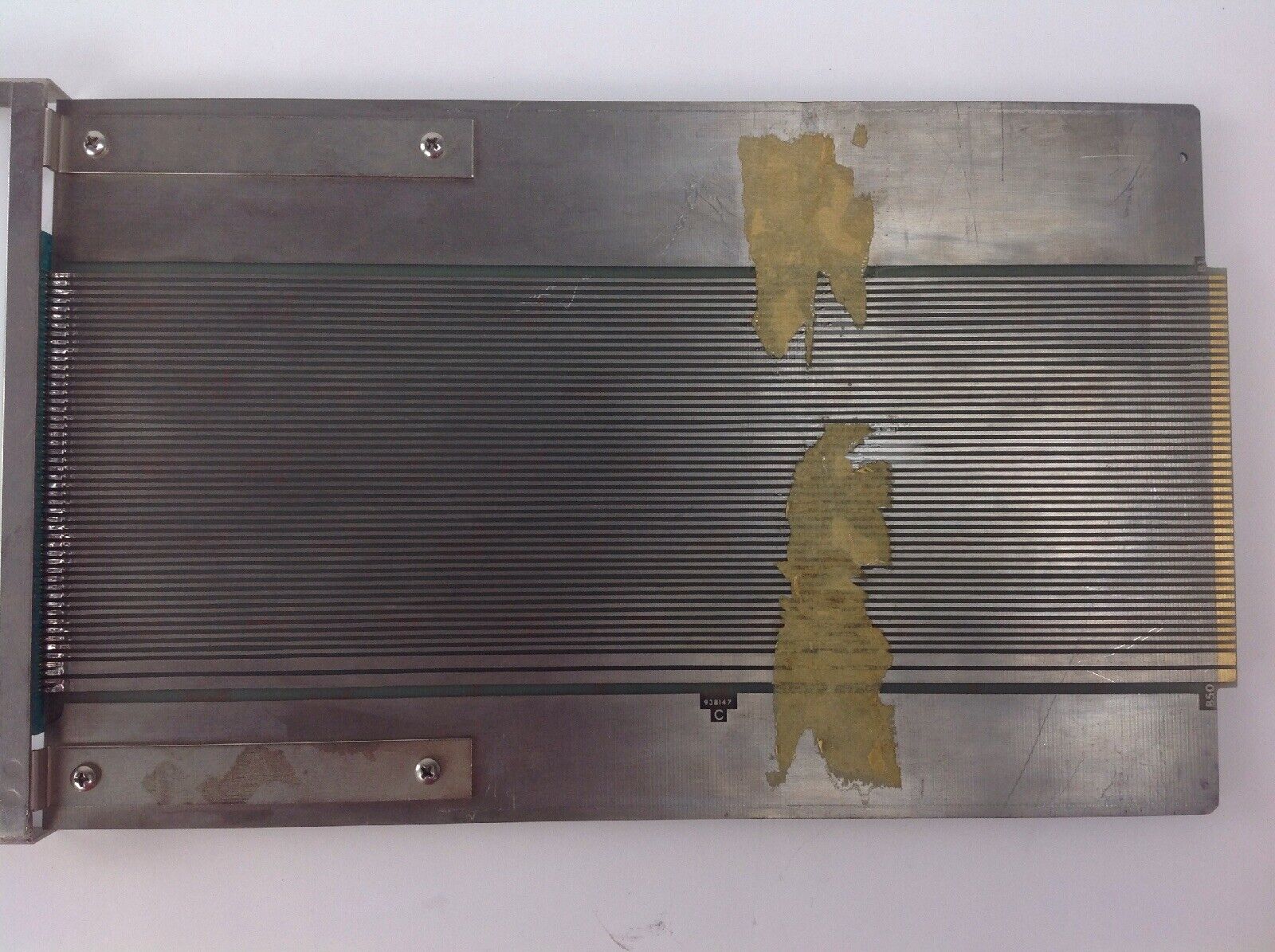 Vintage Card Extender 938746 50 Pin 008GR5-DR-H-X with Birtcher 16B-20-3 Rails
