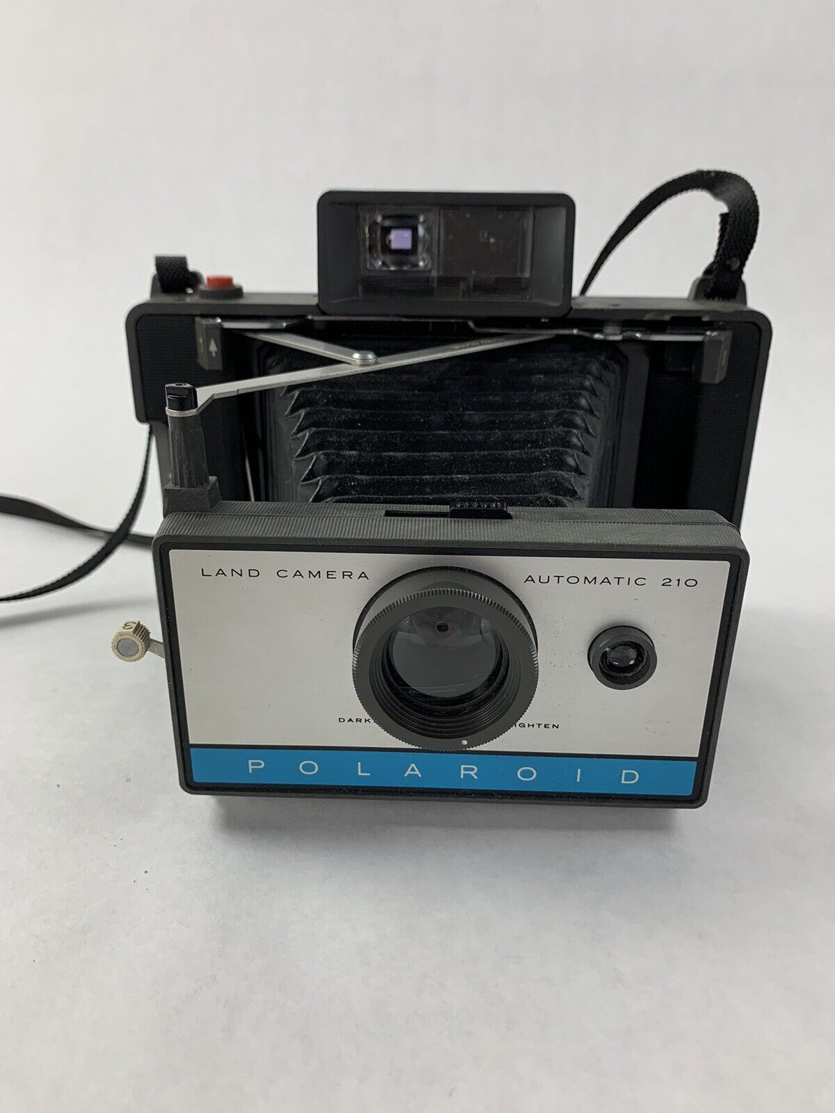 Vintage Polaroid Automatic 210 Land Camera with Case and Manual