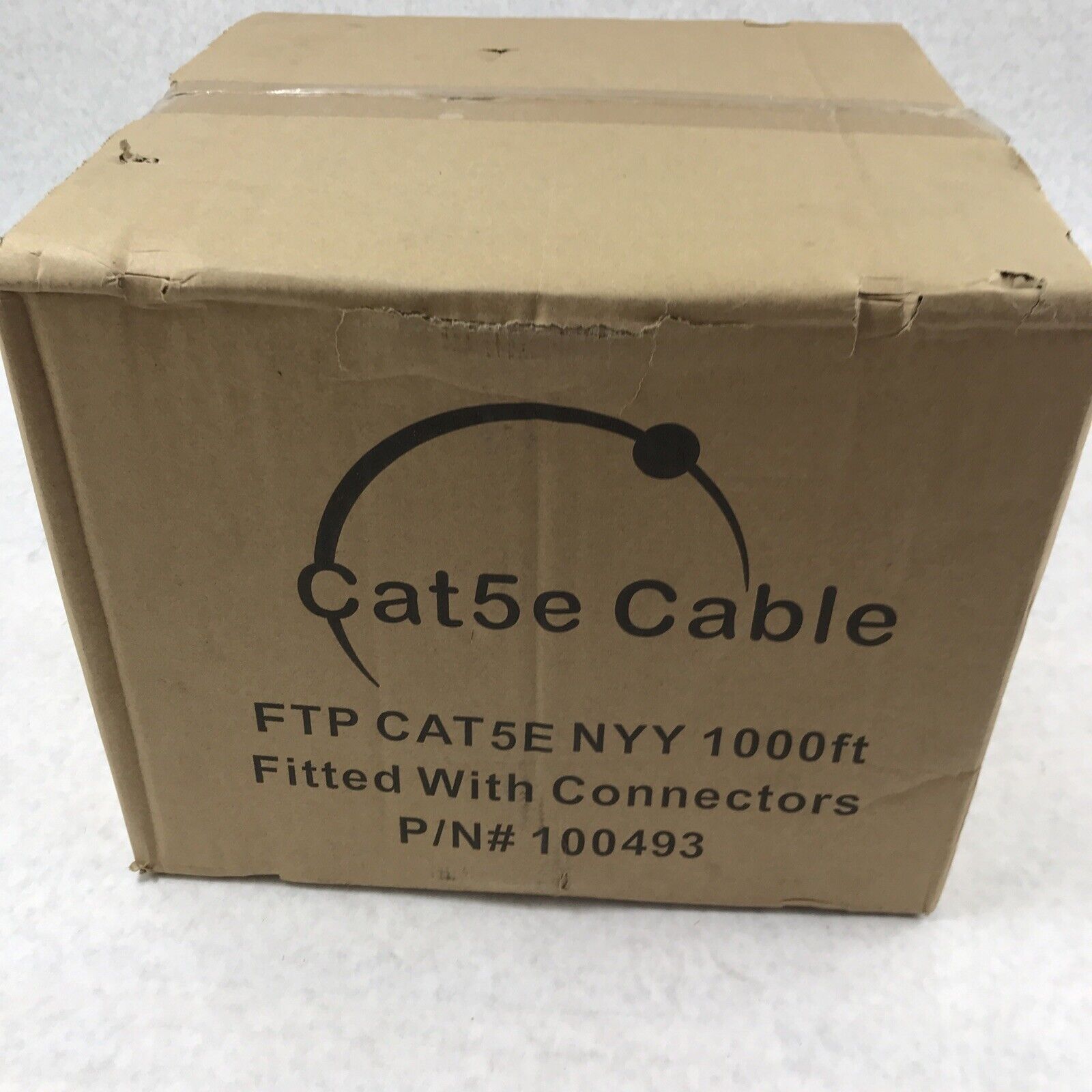 FTP Cat5e Lan Cable 1000ft Black P/N 100493