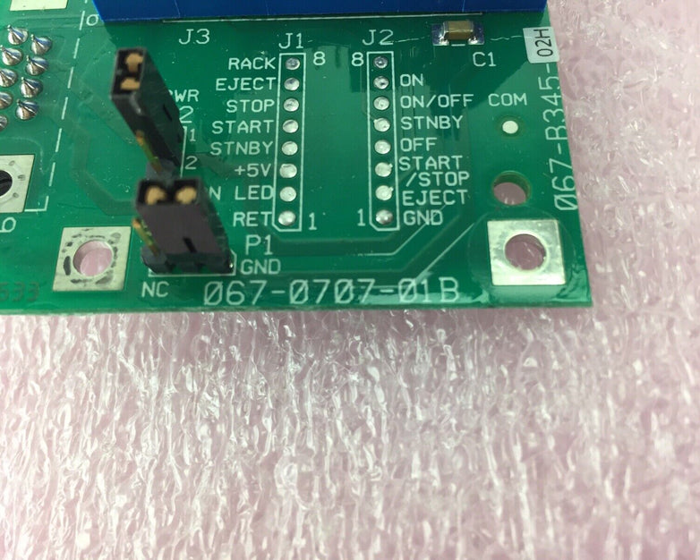 Bayer Switch Panel ID Reader Interface Assy Board 067-B345-02H