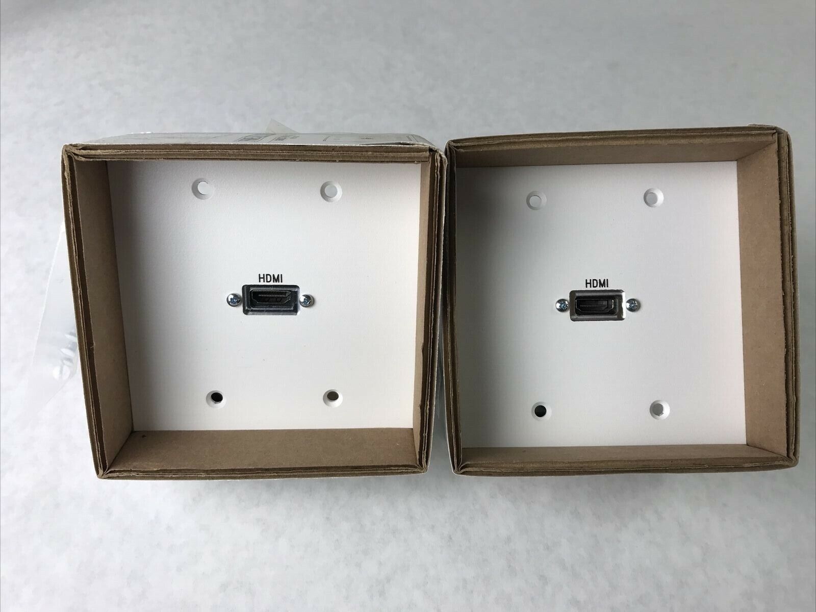 Panel Crafters 1-Gang HDMI Wall Plate S66227-WQ555720 Lot of (2)