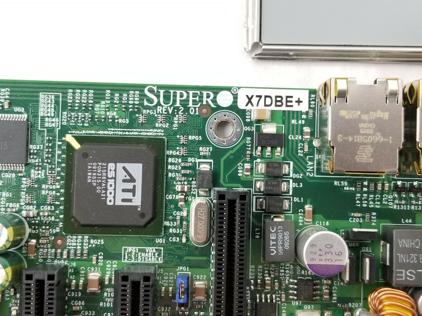 Supermicro X7DBE+ Motherboard 2x Intel Xeon 5140 2.33GHz 4GB RAM I/O Shield