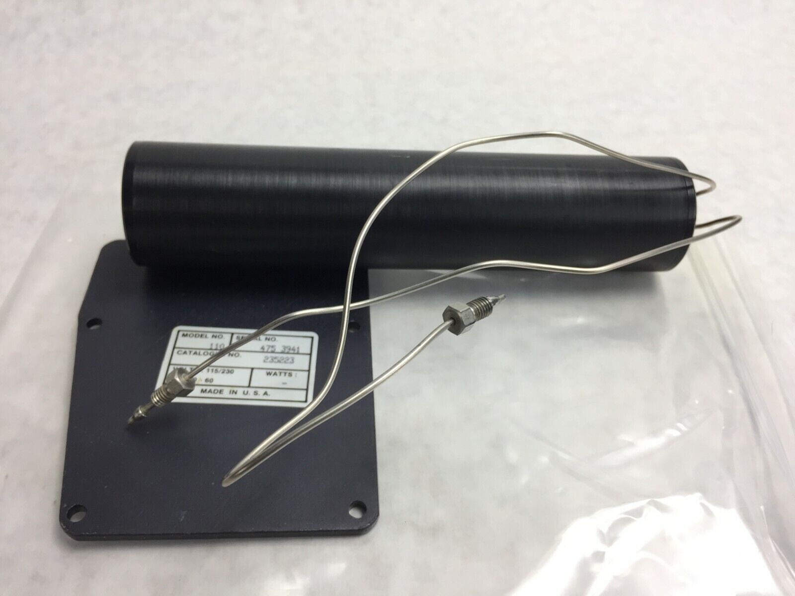 Model 110  Cat No 235223   Volts 115 / 230    HZ 50-60