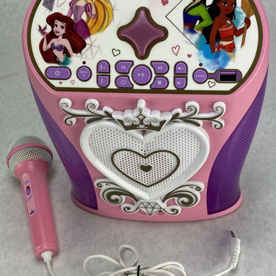 Ekids Di-554DPEXv1 Courage Rocks Disney Princess Karaoke Microphone Amp