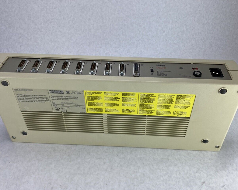 Digital DELNI-AA 8-Port Network Hub w/DECXM-M.C01 Transceiver + Misc. Cables