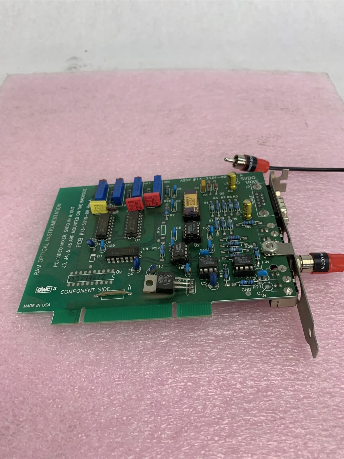 RAM Optical Instrumentation Inc 13-3319-00 PCI Video Mixer