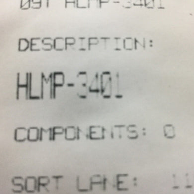 HLMP-3401 5mm (Yellow) 585nm LED Indication - Discrete 2V Radial, Lot of 10, NEW