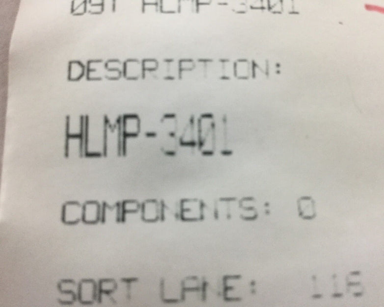HLMP-3401 5mm (Yellow) 585nm LED Indication - Discrete 2V Radial, Lot of 10, NEW