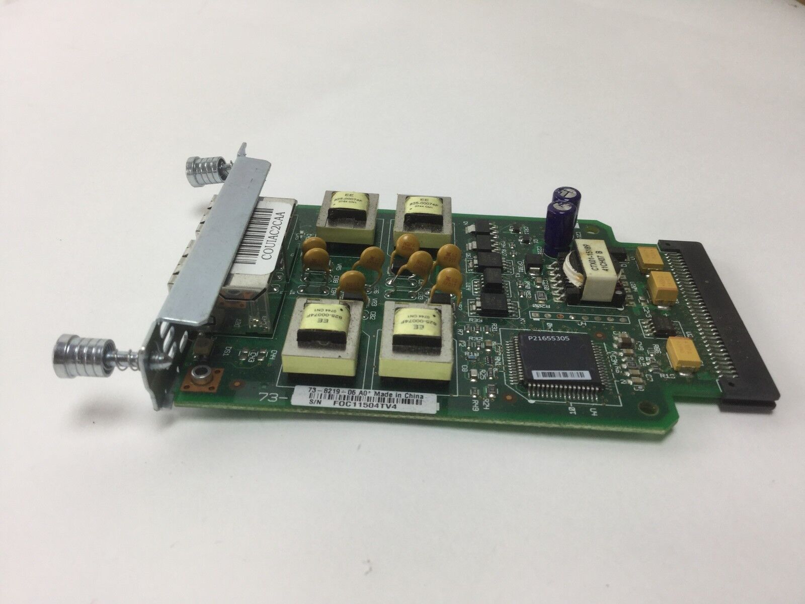 Cisco 73-8219-06 2-Port Voice Interface Card Router