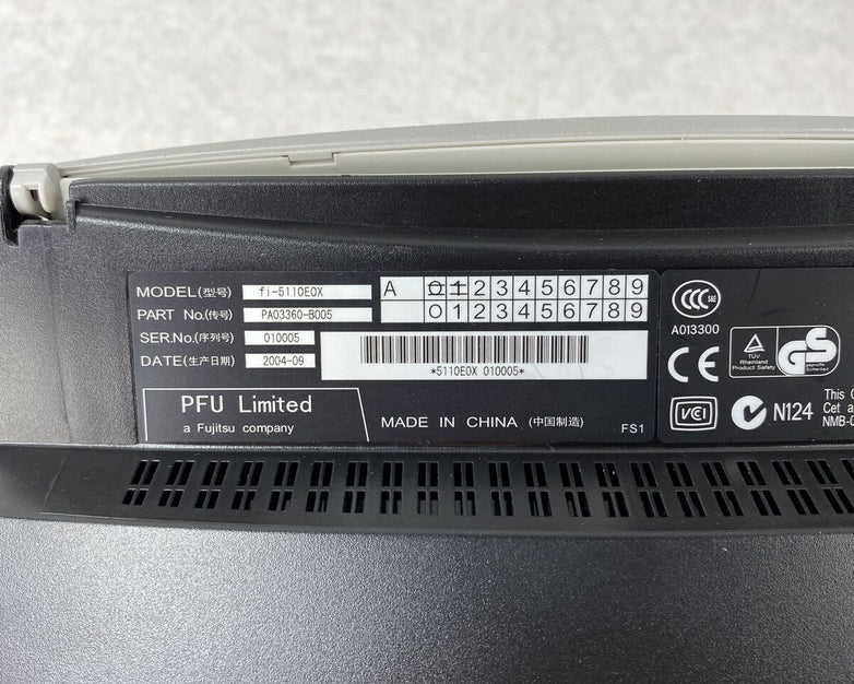Fujitsu Scansnap fi-5110EOX Color Image Document Scanner PA03360-B005