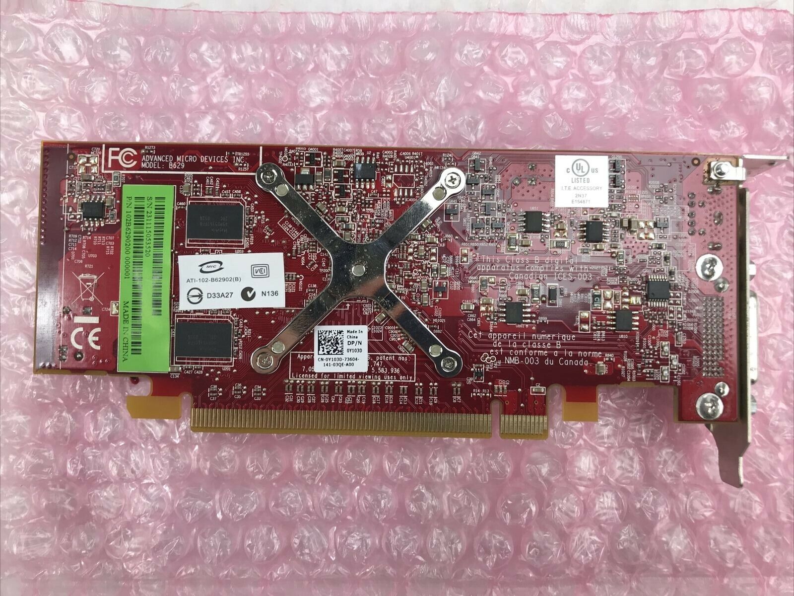 ATI Radeon 109-B62941-00 Graphics Video Card 256 MB