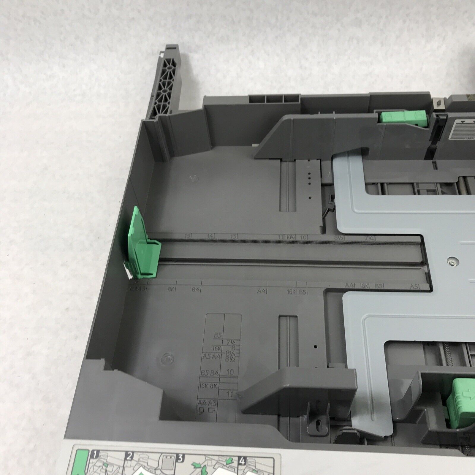 Ricoh Aficio MP5001 Gray and White Replacement Printer Part for Paper Tray 2