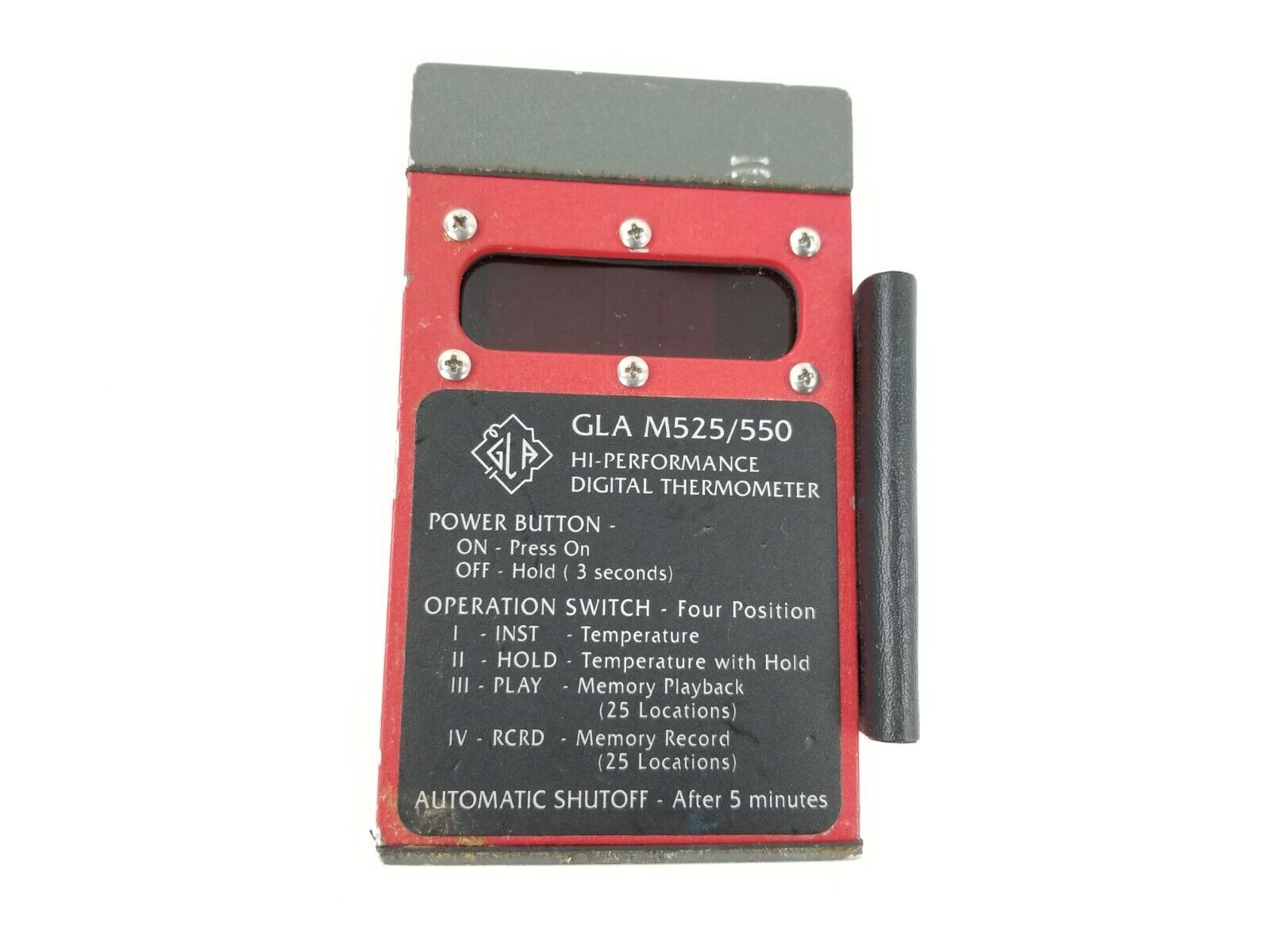 GLA Agricultural Electronics GLA M525/550 Hi-Performance Digital Thermometer