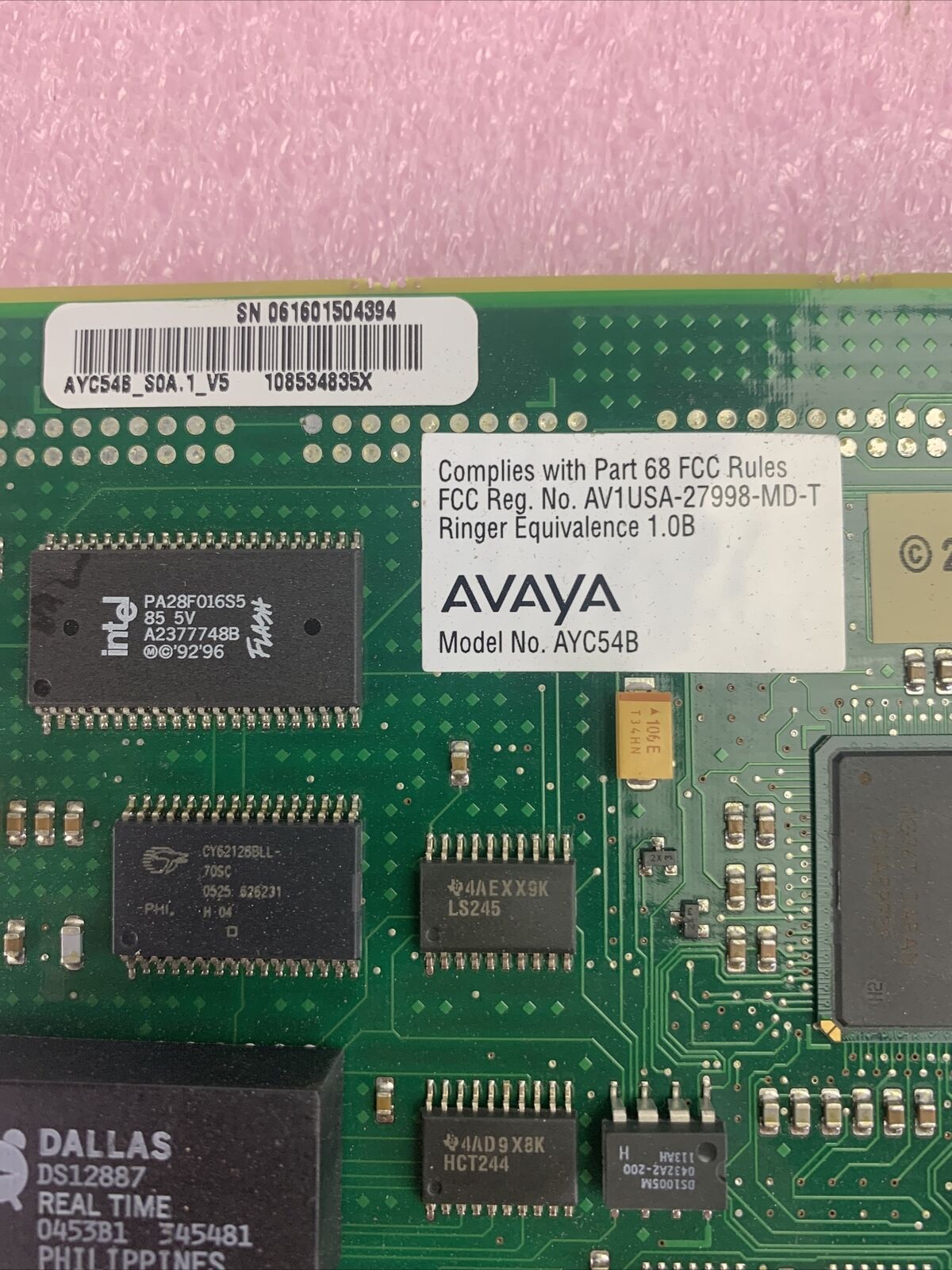 AVAYA / LUCENT AYC54B ISA Remote Maintenance Board