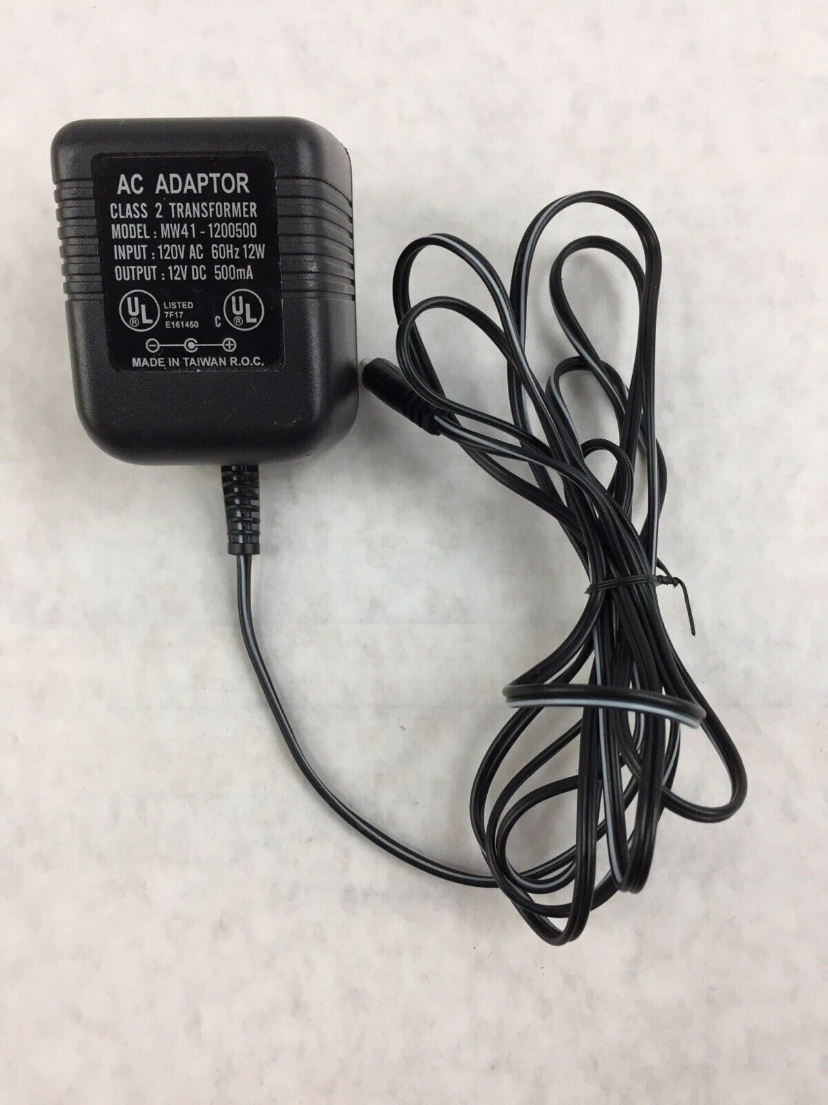 MW41-1200500UKA 12v, 500ma POWER SUPPLY