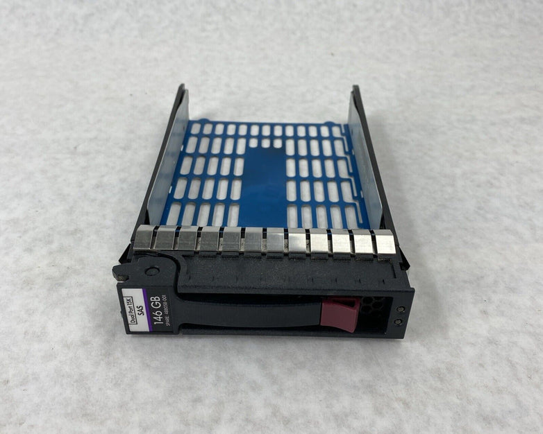 Lot of 4 HP 488058-001 3.5" 146GB Dual Port 15K Hard Drive Caddy Trays