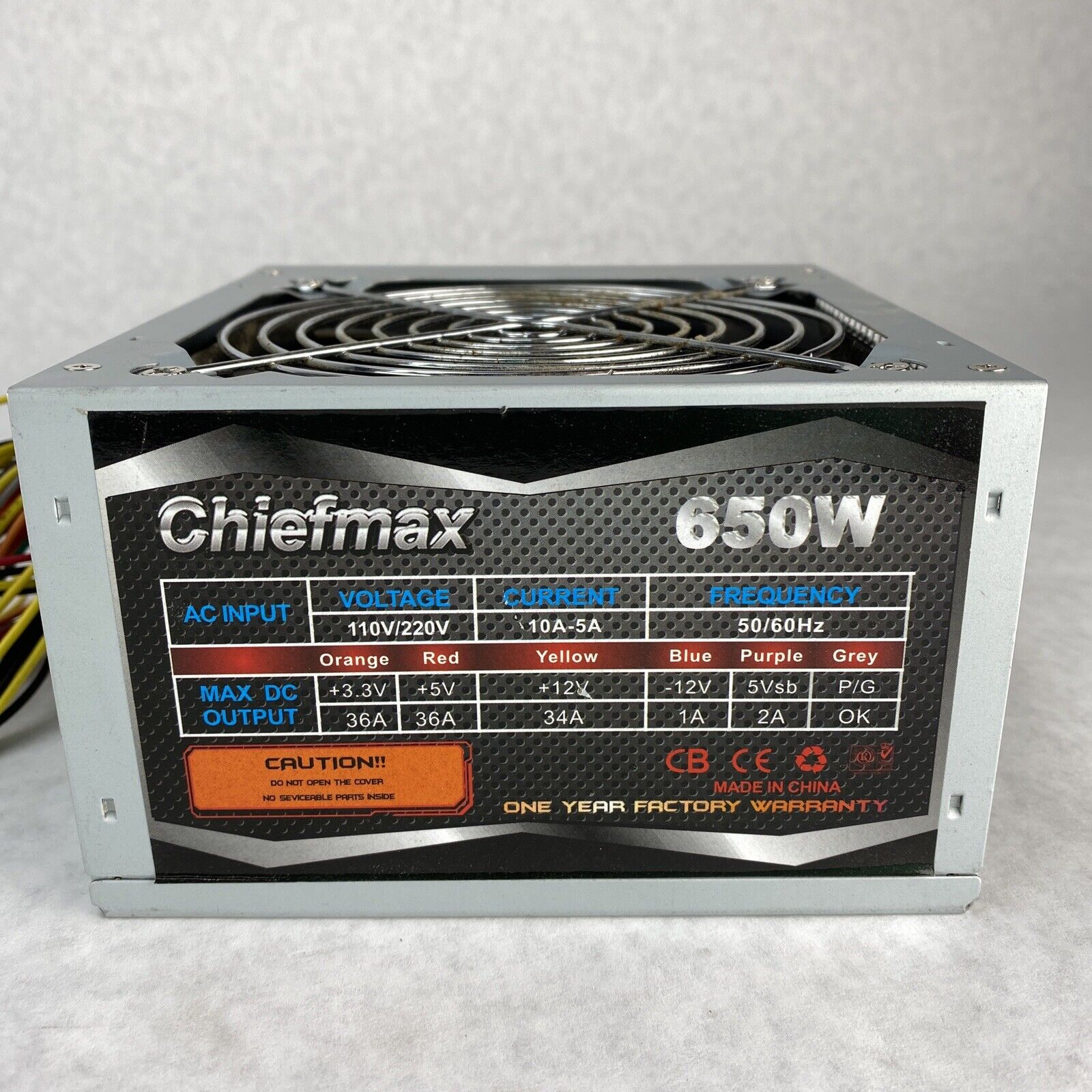 Chiefmax ATX Switching Power Supply 650W