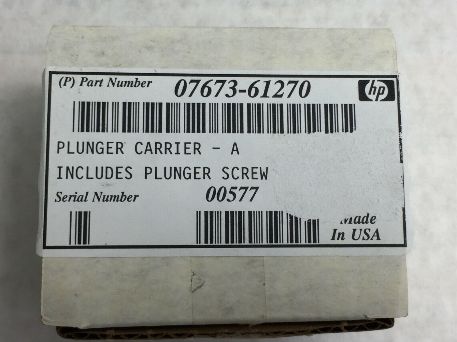 Agilent hp Plunger Carrier  07673-61270