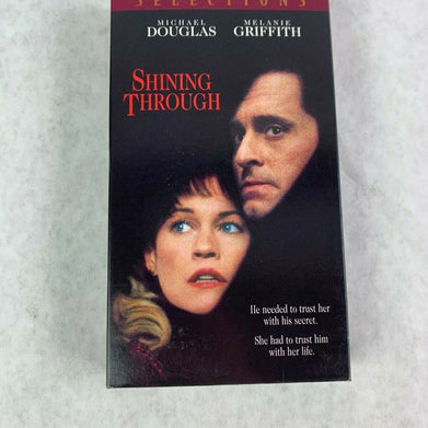 Vintage Classic Shining Through VHS Video Tape Michael Douglas Melanie Griffith