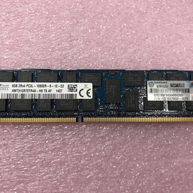 Hynix 16GB Kit 2x8GB 2Rx4 PC3L-10600R-9-12-E2 Ram HMT31GR7EFR4A-H9