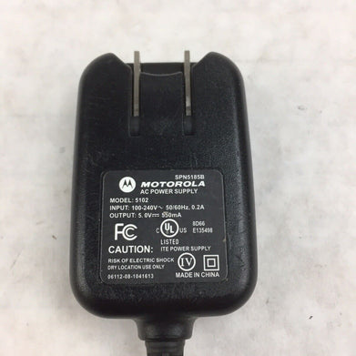 Motorola AC Power Supply Model 5102 Output 5.0V 550mA