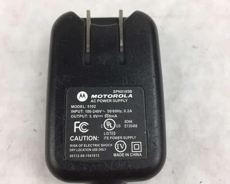 Motorola AC Power Supply Model 5102 Output 5.0V 550mA