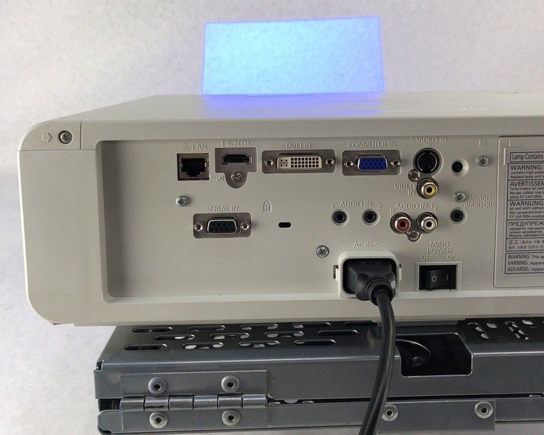 Panasonic PT-FW430U WXGA LCD Projector 1898 Lamp Hours & Peerless Mount Bundle