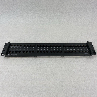 Hubbell P6E48U 2U 48-Port Nextspeed 6 Universal Patch Panel