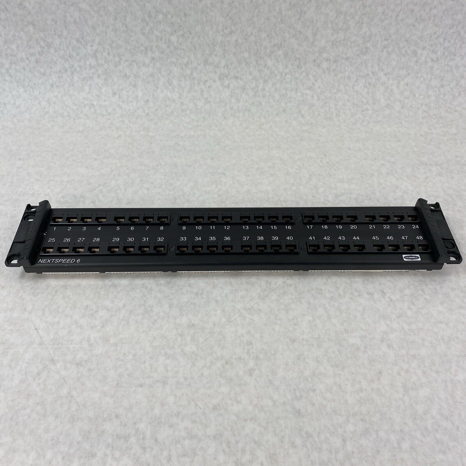 Hubbell P6E48U 2U 48-Port Nextspeed 6 Universal Patch Panel