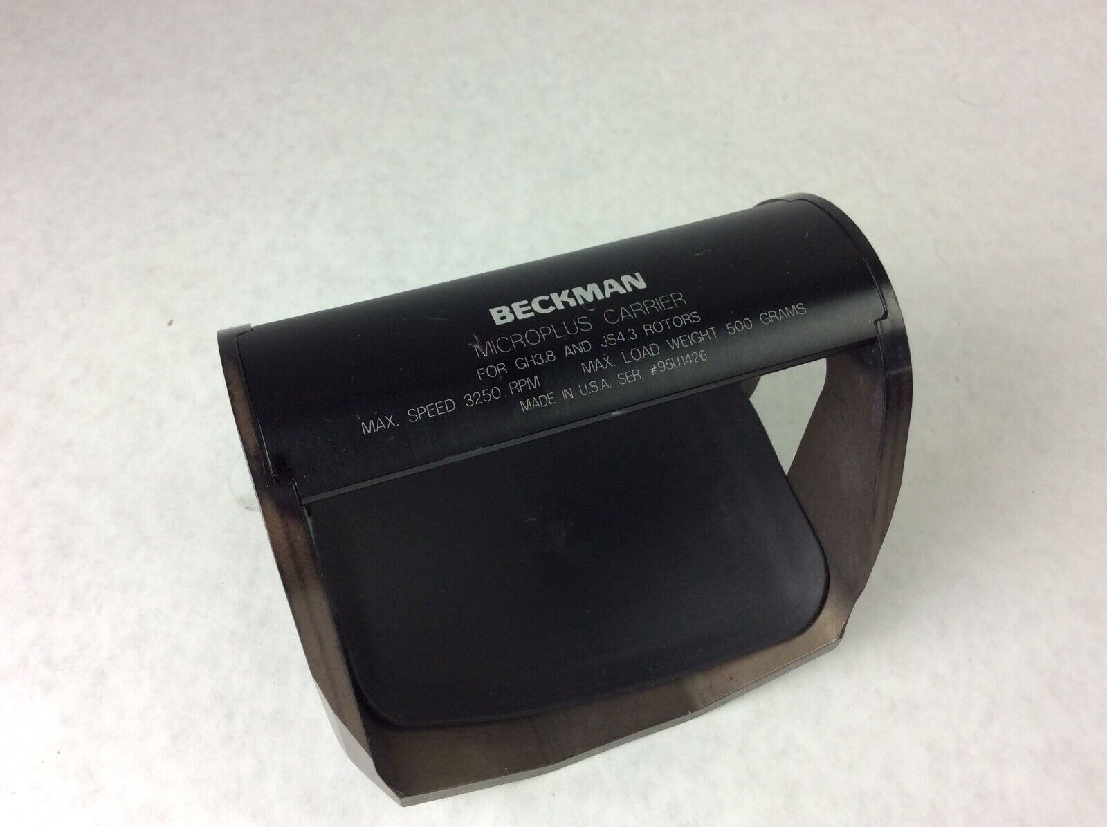 Beckman Microplus Carrier for GH3.8 GH3.8A JS4.3 Rotors 3250 RPM 500g