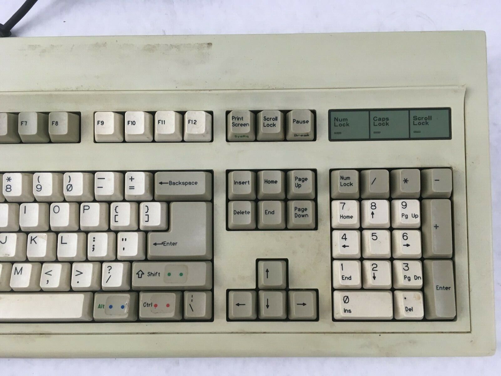 Vintage BTC Keyboard BTC-5339 Clicky Mechanical Spring DIN 5 Pin Tested