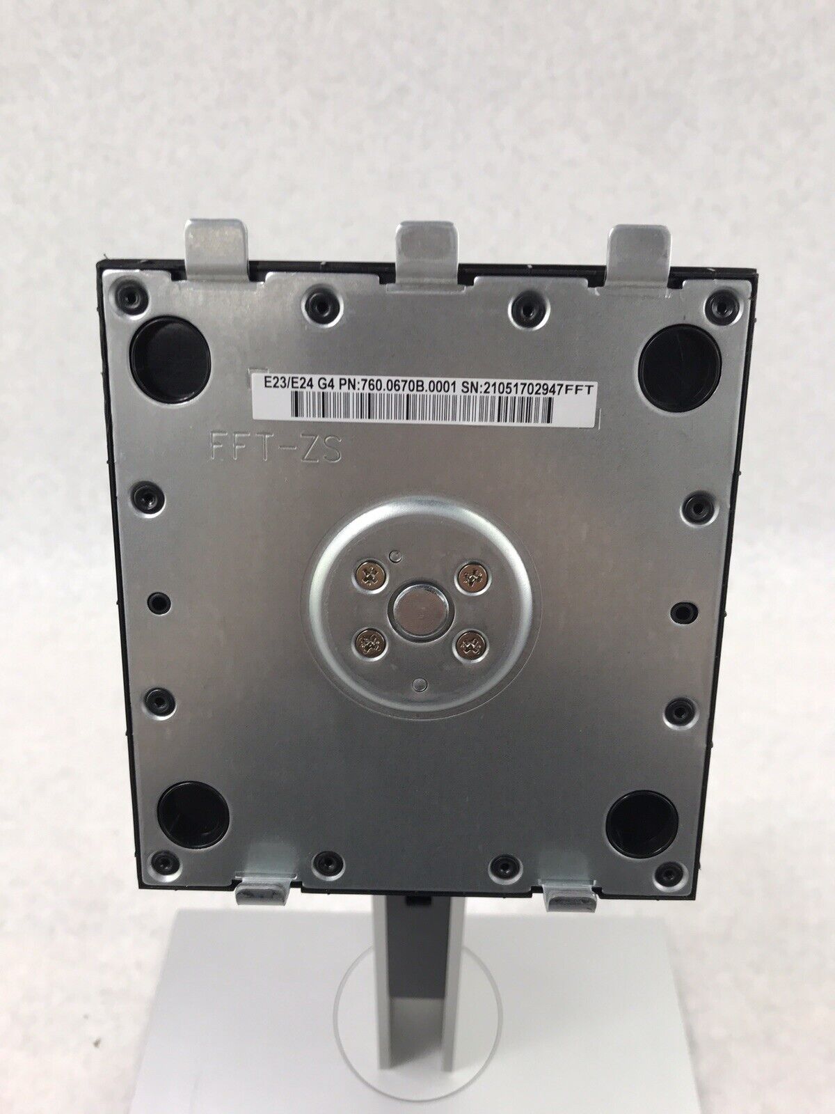 Lot of 2 HP L97368-701 Monitor Stand E23/E24 Black and Silver L98111-001