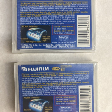 Lot( 2 ) New Fujifilm 150M 4mm Data Tape 20GB Native / 40 GB Compressed
