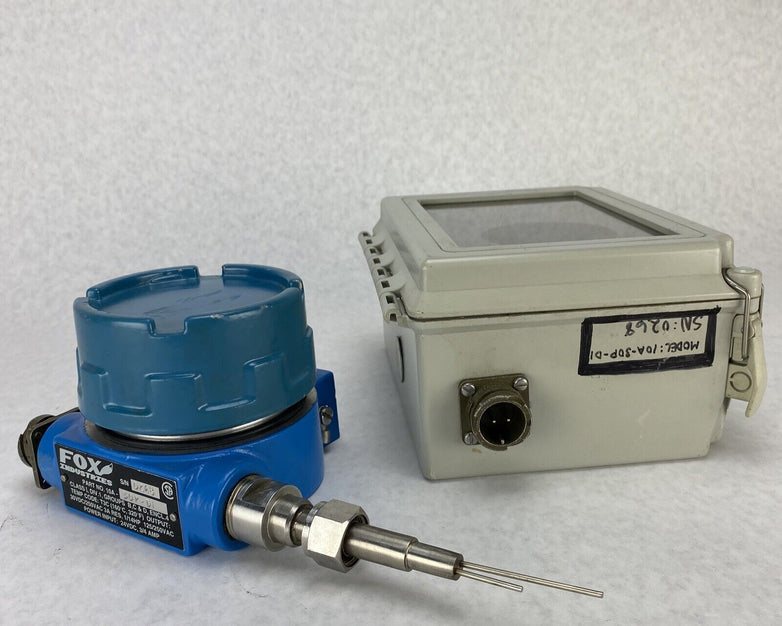 Fox Industries 10A-30P-D1 Thermal Gas Mass Flowmeter Untested