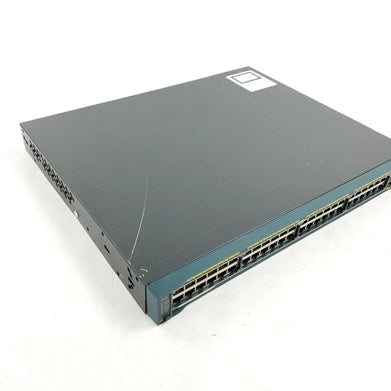 Cisco WS-C2960S-F48LPS-L Switch 48 Port Fast Ethernet PoE+ 4x Gigabit SFP