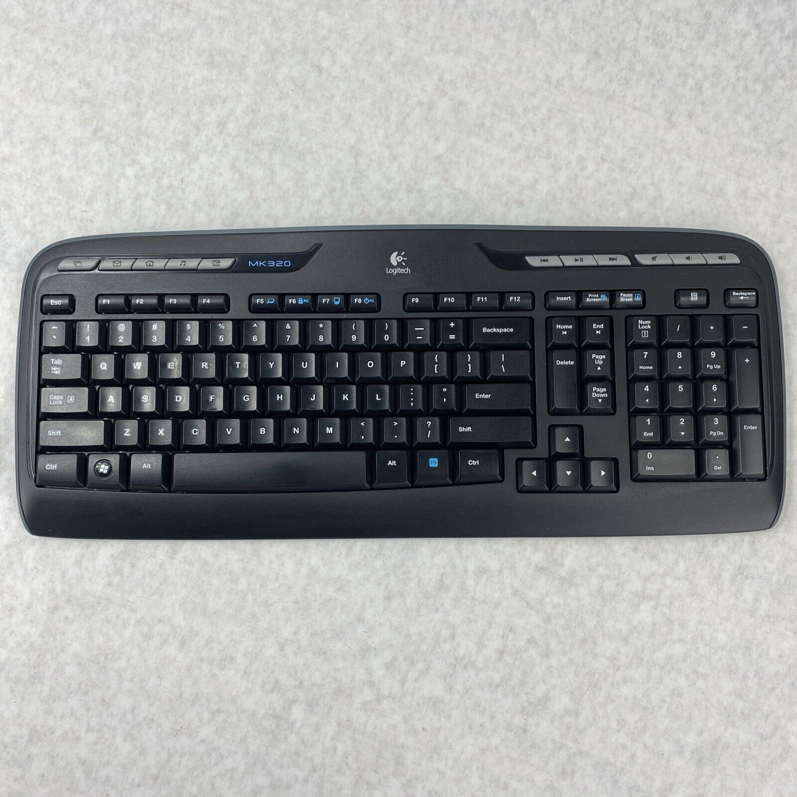 Logitech MK320 Wireless Keyboard Y-R0009 With USB Receiver